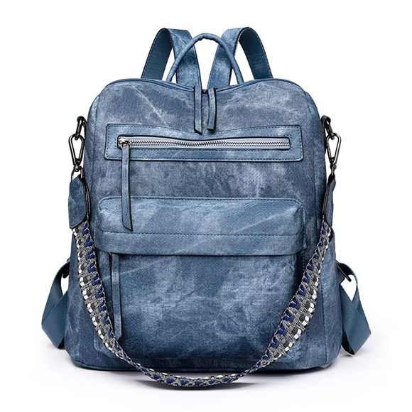 Backpack Purse Large School Vegan Pu Leather Backpacks Anti-Theft :) - Picture 1 of 6